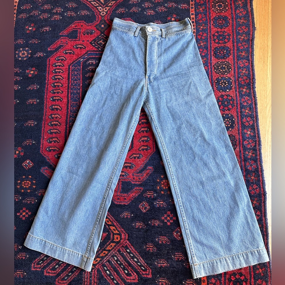 Jesse Kamm Cowboy Blue sailor jeans size 4